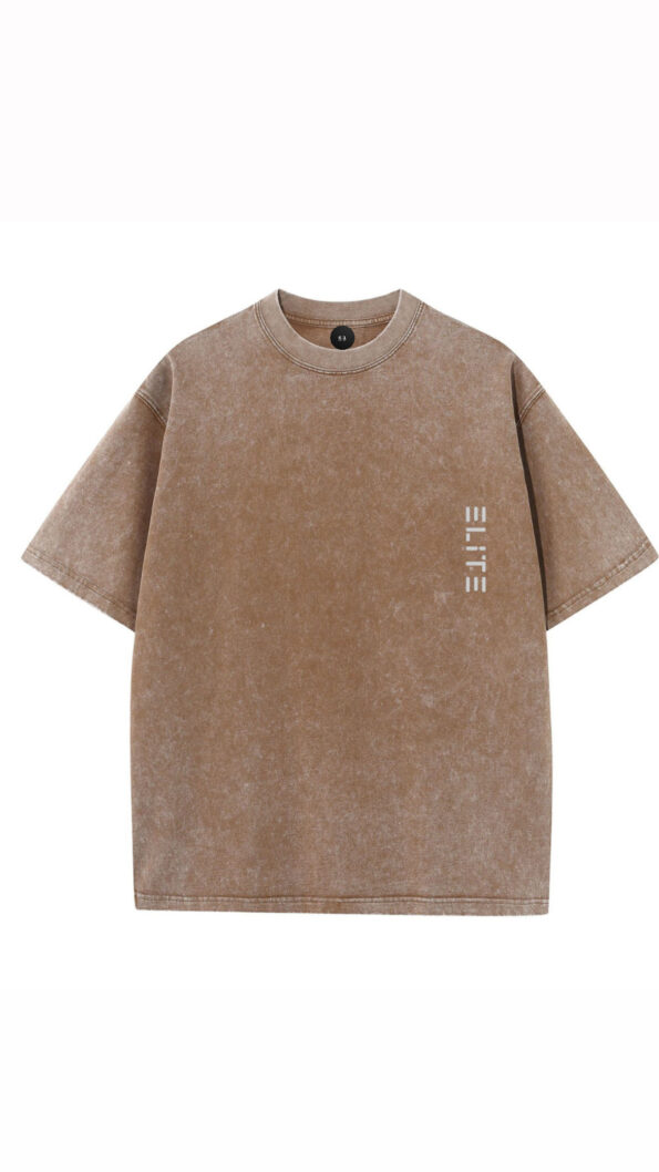 Elite Brand Fade T-shirt Brown