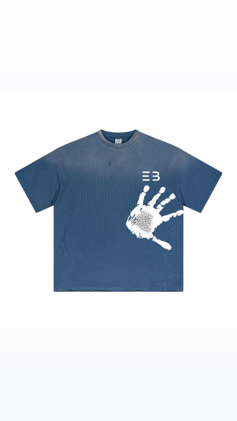 Elite Brand Green Customised Blue T-shirt